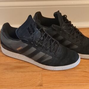 Adidas Black and Gray Busenitz Sneakers